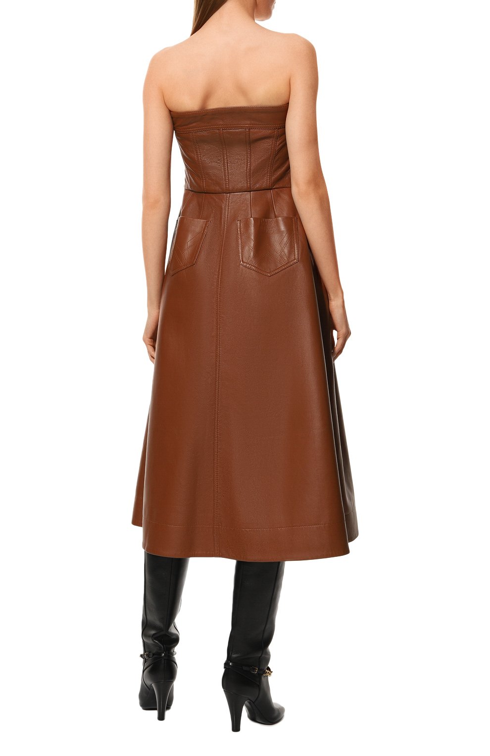 Кожаное платье YANA DRESS, арт. 1-23/2-683-7850/3, фото 4