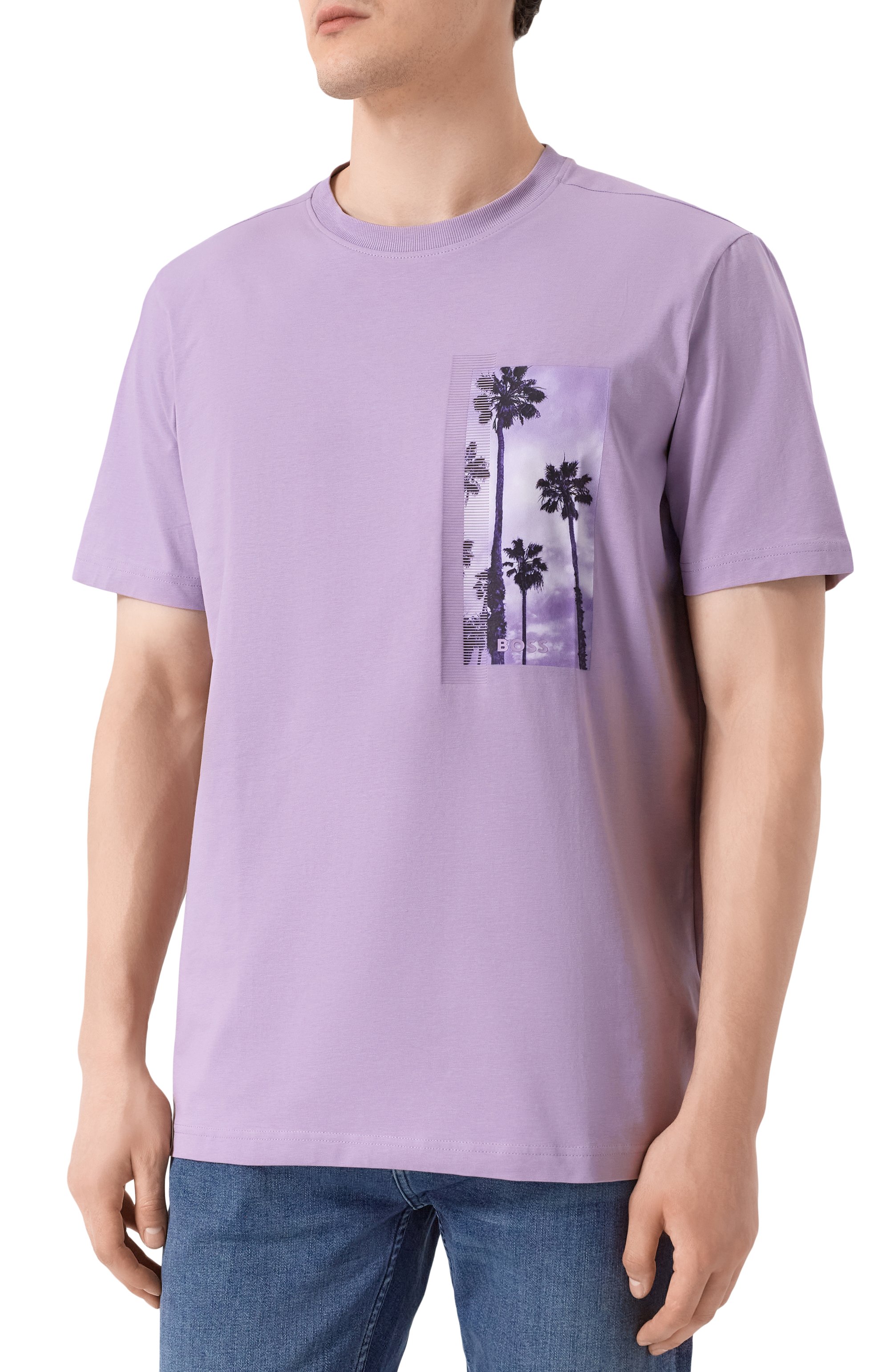 Хлопковая футболка BOSS GREEN, арт. 50533233, фото 3