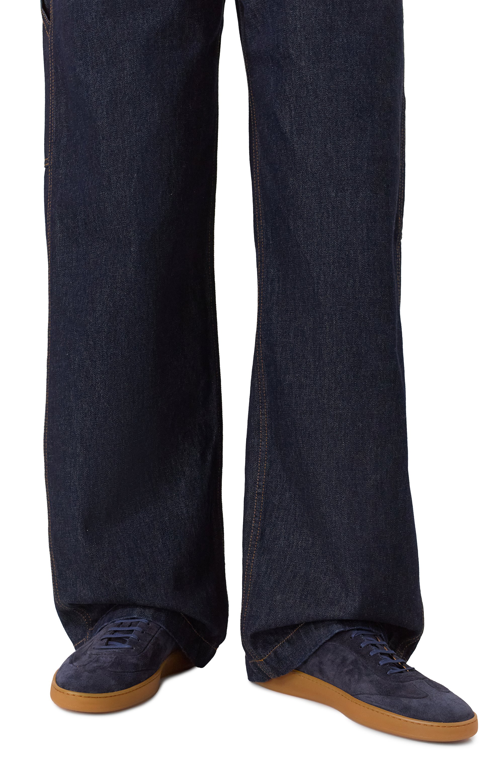 Замшевые кеды stitching KITON, арт. USSA335N0127902, фото 3