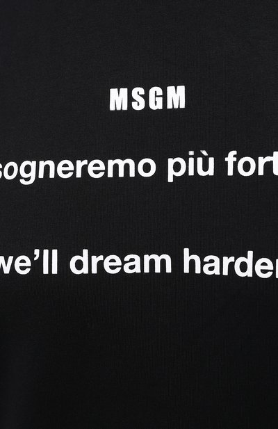 Хлопковая футболка MSGM, арт. 2941MDM179 207798, фото 5