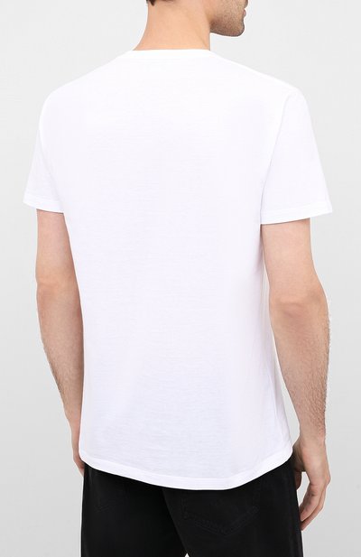 Хлопковая футболка ALEXANDER MCQUEEN, арт. 624171/QPZ61, фото 4