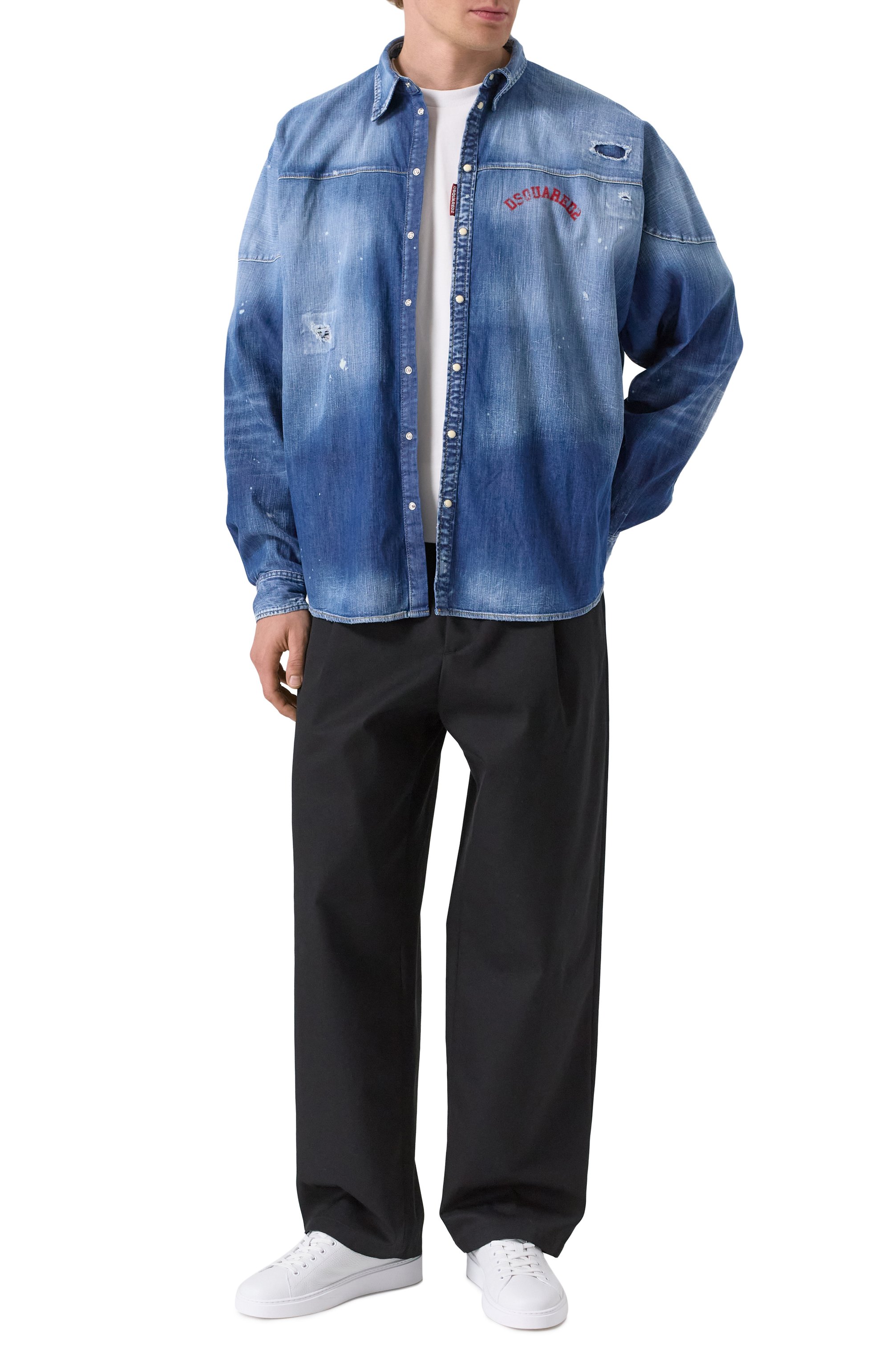 Джинсовая рубашка DSQUARED2, арт. S71DM0773/S30341, фото 2