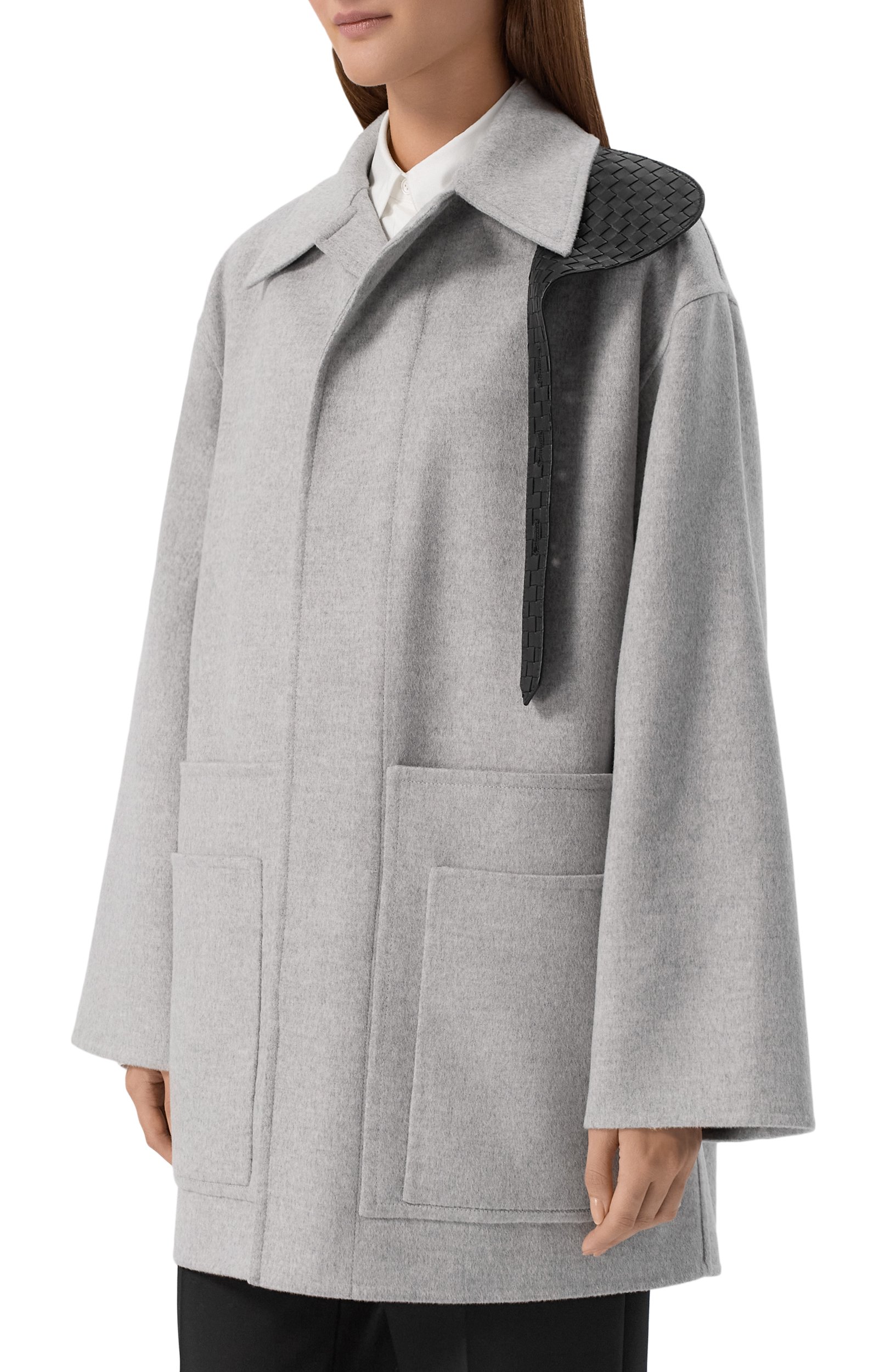 Пальто из шерсти и кашемира BOTTEGA VENETA, арт. 871398/V6NZ0, фото 3