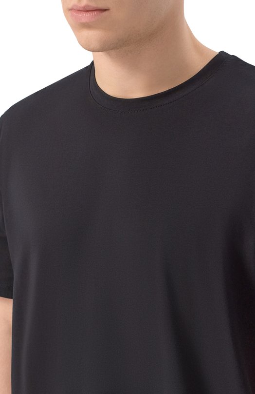 Хлопковая футболка 7 For All Mankind 7MR01237-BLK Чёрный  7MR01237-BLK Фото 5