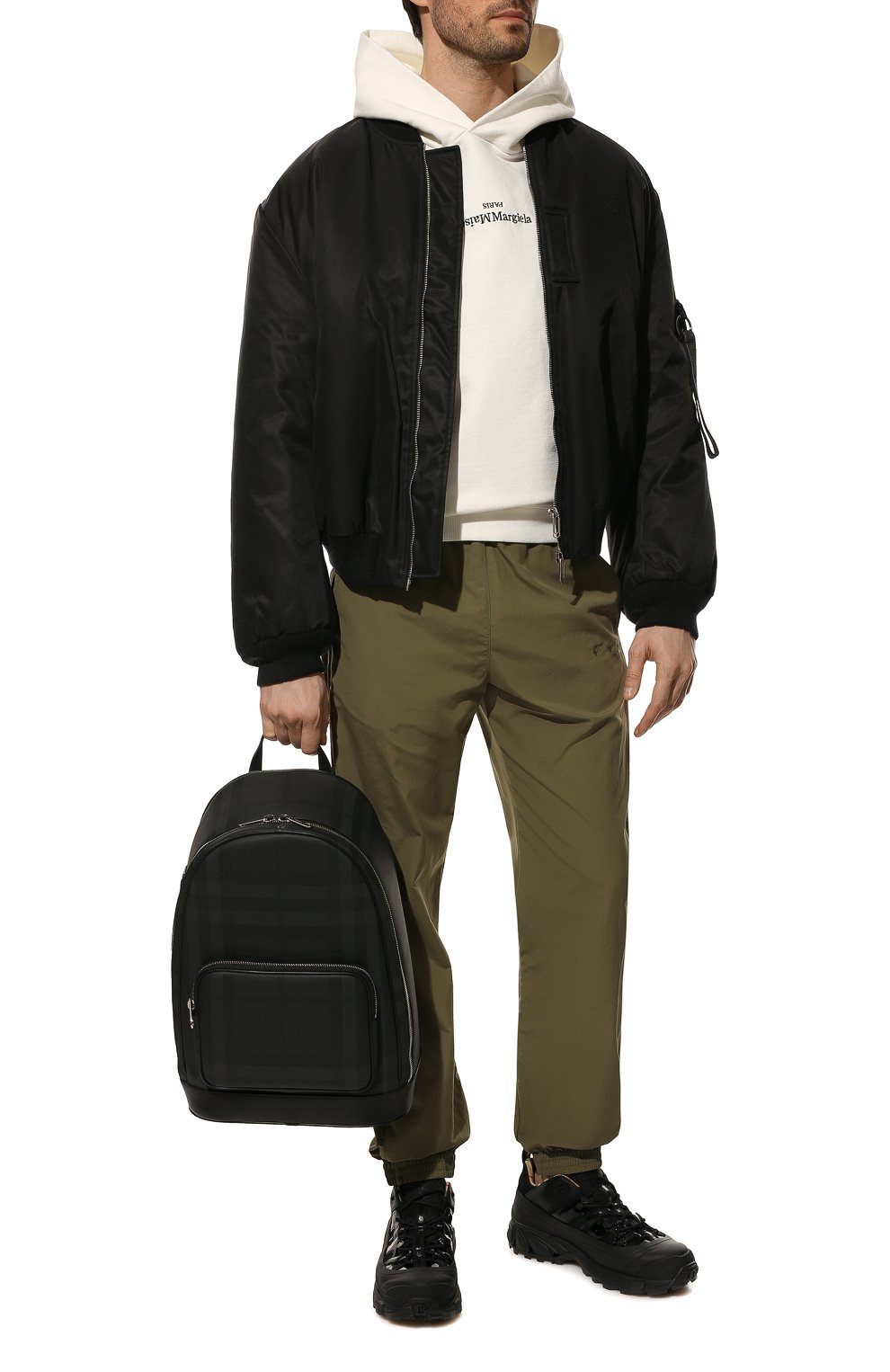 Рюкзак BURBERRY темно-серого цвета по цене 145500 руб., арт. 8013988, фото 3 Рюкзак BURBERRY, арт. 8013988, фото 3