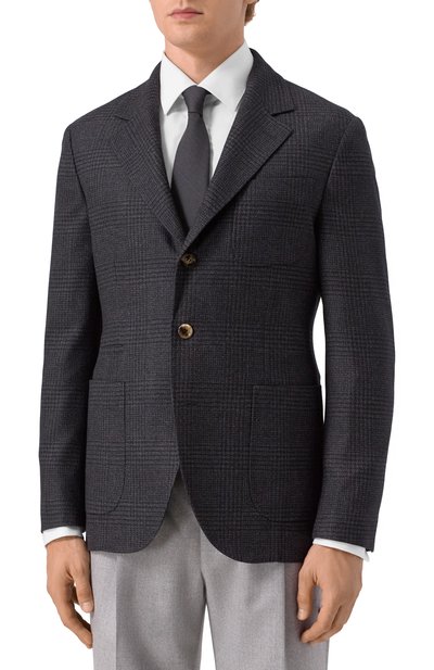 Пиджак из шерсти и кашемира BRUNELLO CUCINELLI, арт. MV4127BND, фото 4
