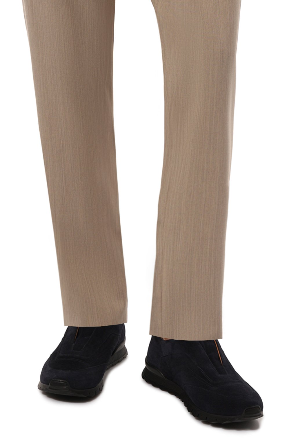 Замшевые кроссовки KITON, арт. USSA107N0097702, фото 3