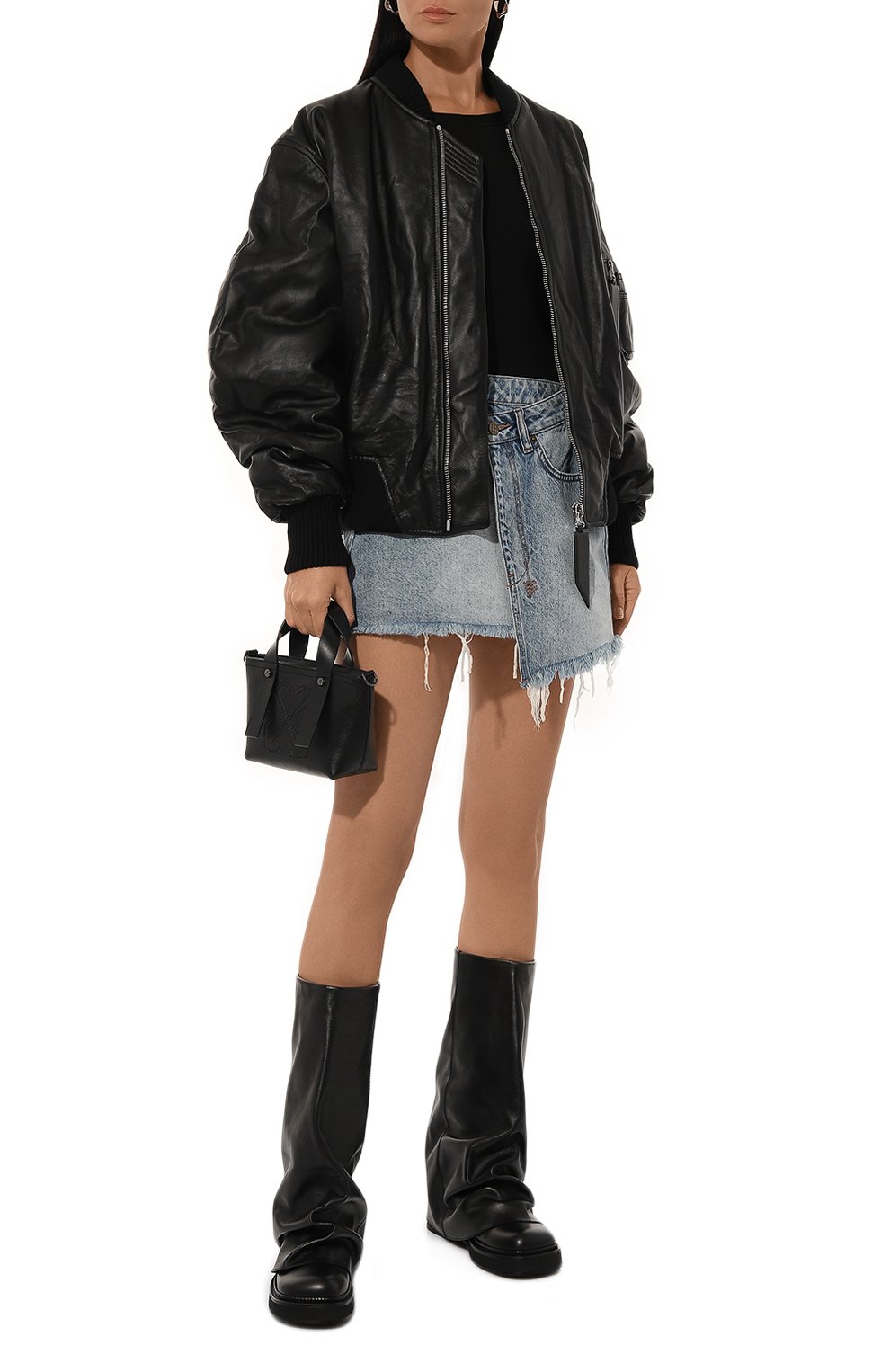 Кожаный бомбер THE ATTICO, арт. 231WCB04, фото 2