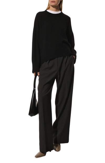 Кашемировый пуловер SEVEN LAB черного цвета по цене 29400 руб., арт. Jumper 22 black, фото 2 Кашемировый пуловер SEVEN LAB, арт. Jumper 22 black, фото 2