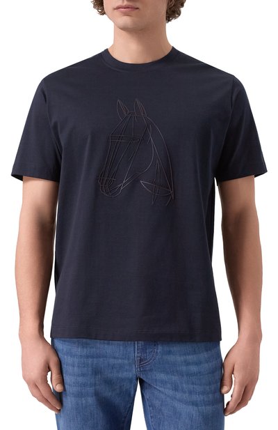 Хлопковая футболка CORNELIANI, арт. 27G593/2725051, фото 3