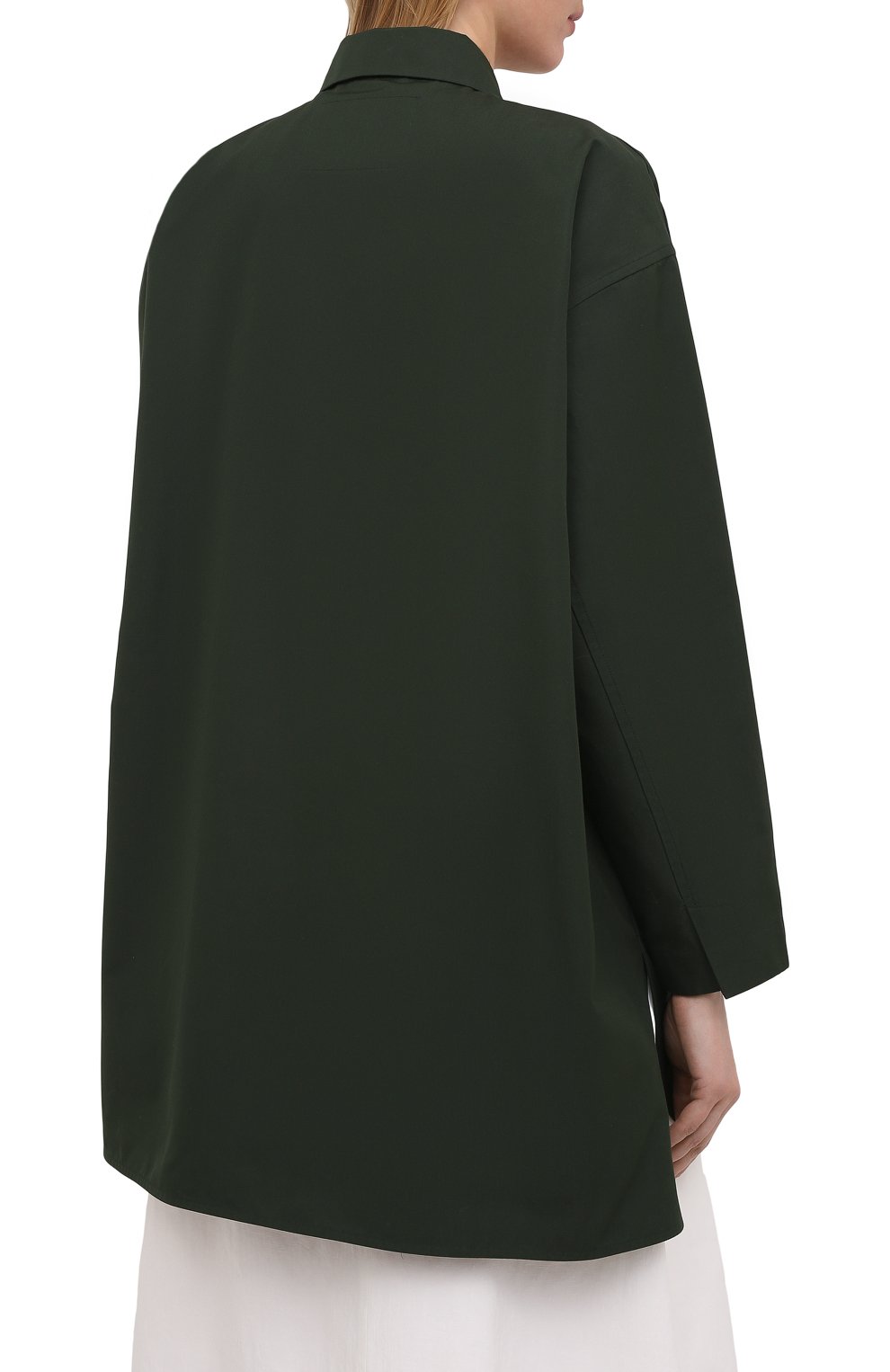 Хлопковая рубашка JIL SANDER, арт. JSWS606905-WS244200, фото 4