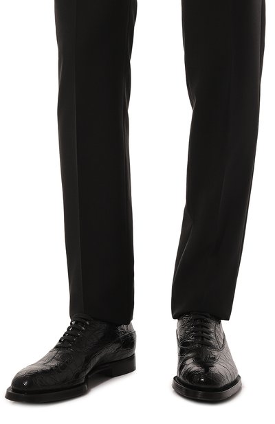 Оксфорды из кожи каймана PRADA, арт. 2EG061-XPF-F0002-X000, фото 3