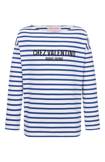 Мужская хлопковый лонгслив VALENTINO, арт. 6V3MG16R/APV
