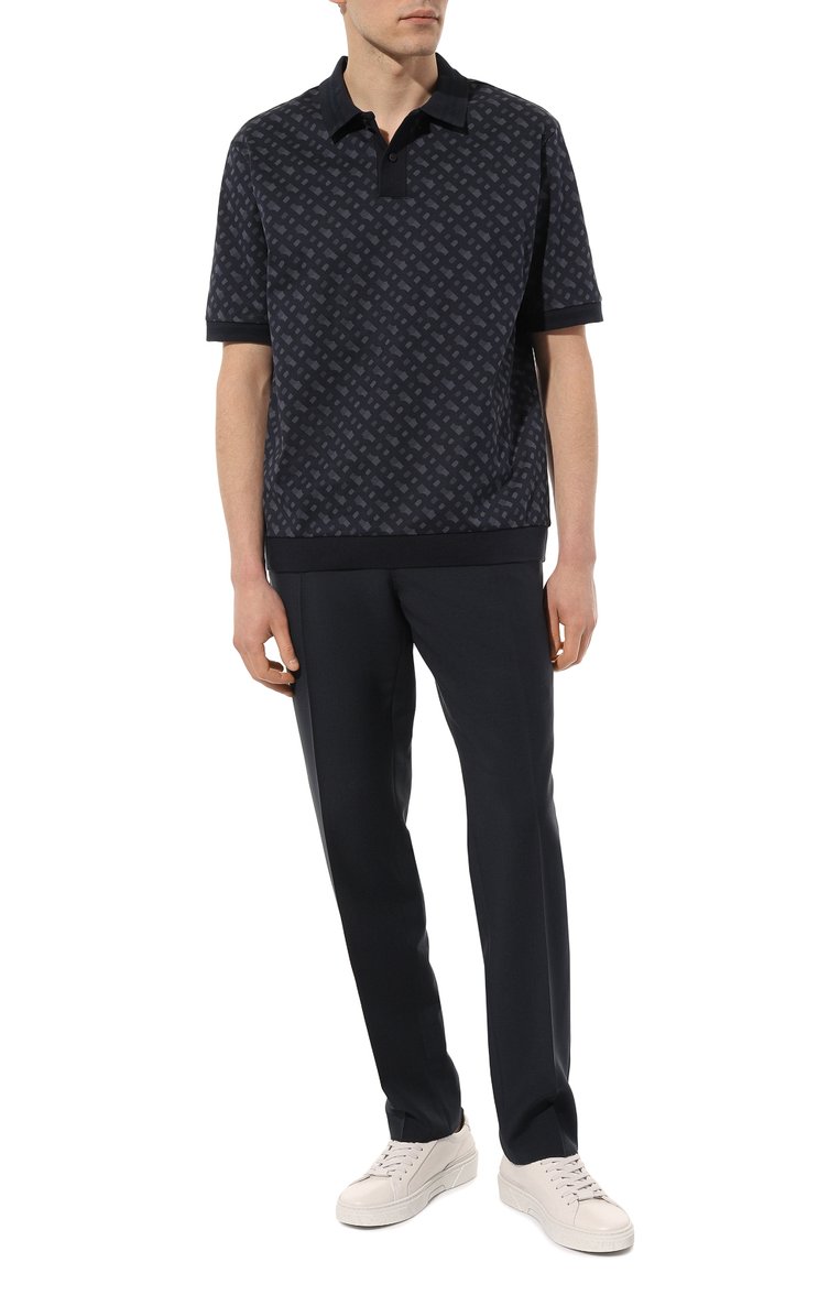 Хлопковое поло BOSS, арт. 50486168, фото 2