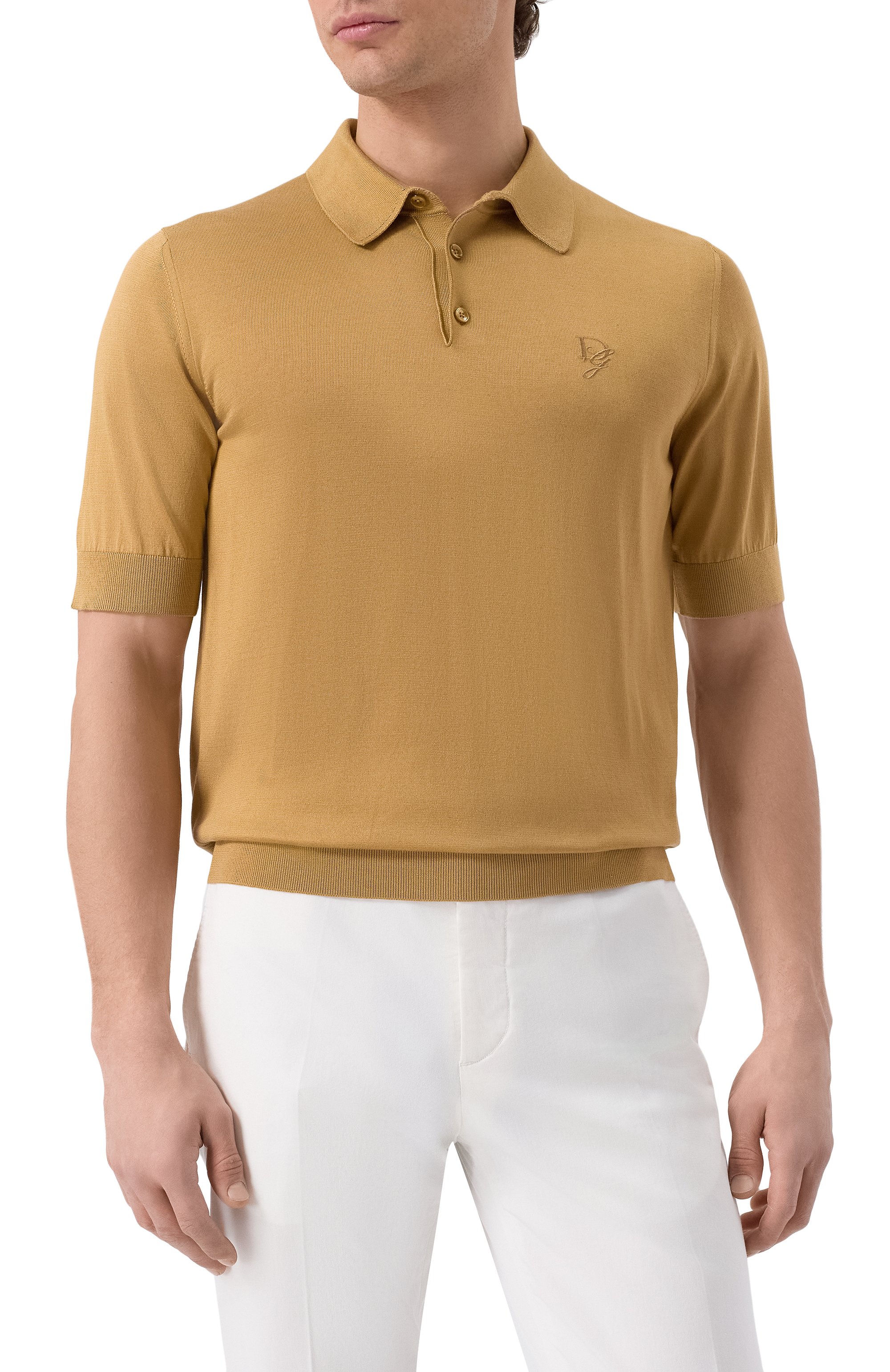 Шелковое поло DOLCE & GABBANA, арт. GXZ02Z/JBSK3, фото 3