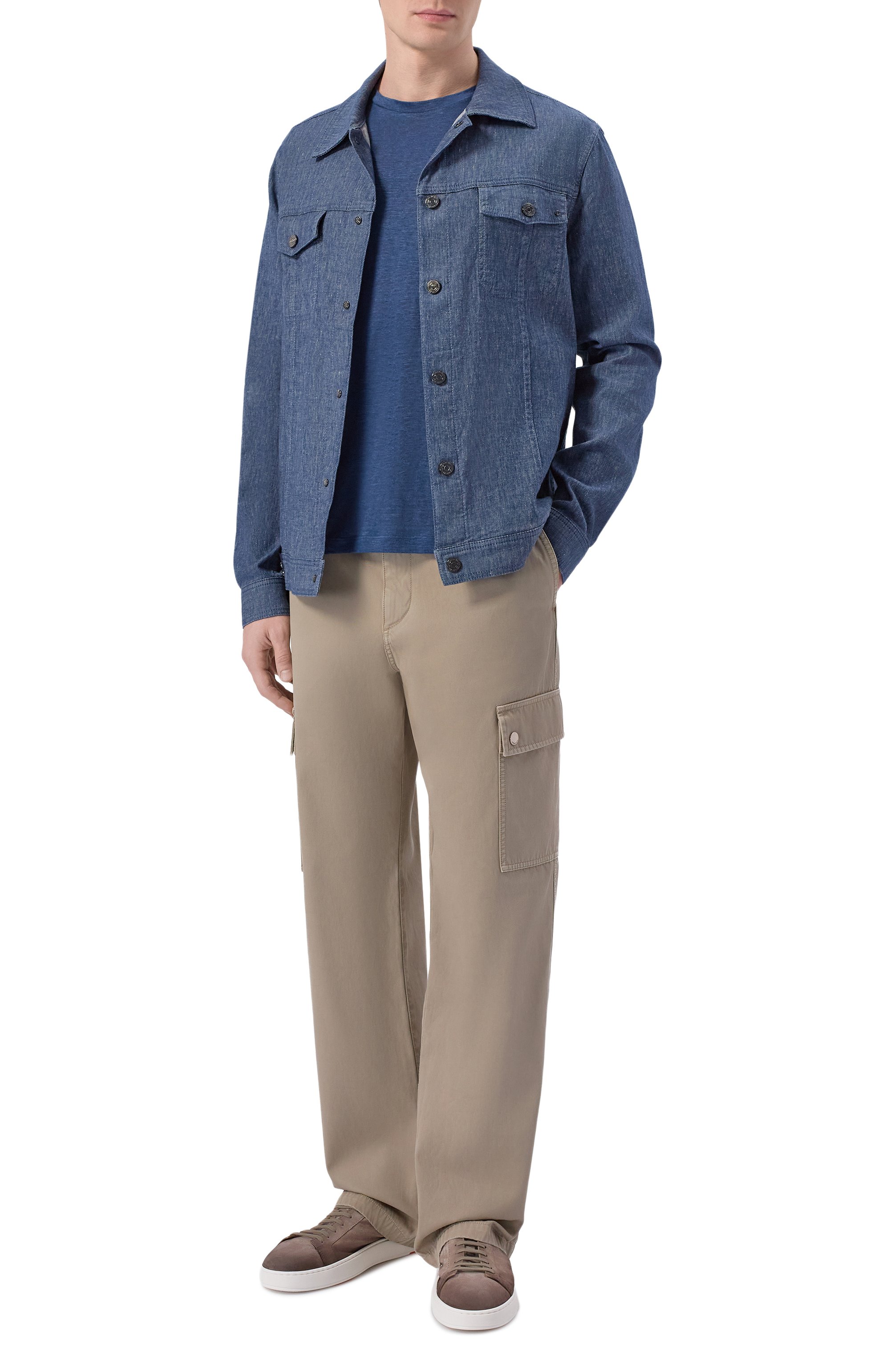 Льняная футболка STEFANO RICCI, арт. MNH5104070/LN, фото 2