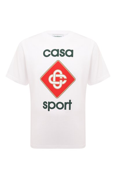 Хлопковая футболка CASABLANCA, арт. MS23-JTS-016-01, фото 1