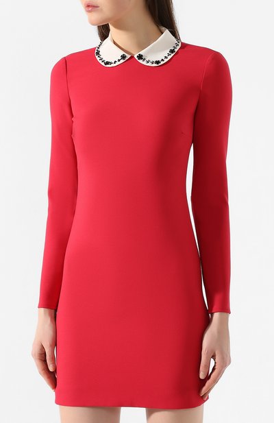 Платье REDVALENTINO красного цвета по цене 43200 руб., арт. TR3VAN75/3FT, фото 3 Платье REDVALENTINO, арт. TR3VAN75/3FT, фото 3