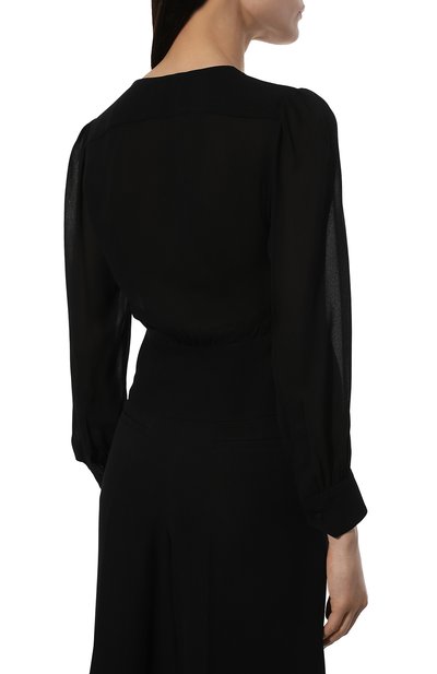 Блузка из вискозы SAINT LAURENT, арт. 689332/Y103W, фото 4