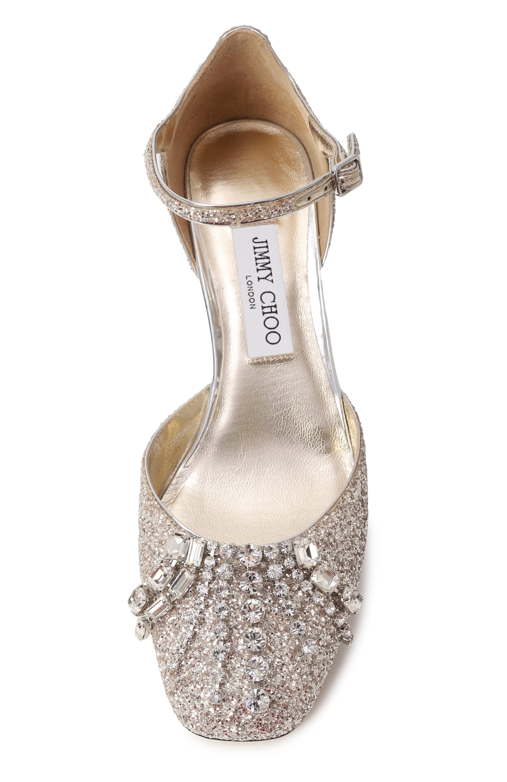 Текстильные туфли verity 45 JIMMY CHOO, арт. VERITY/BH 45/GKN, фото 6