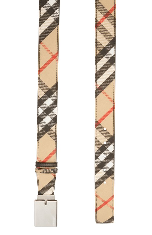 Двусторонний ремень Burberry 8103771 Бежевый  8103771 Фото 4