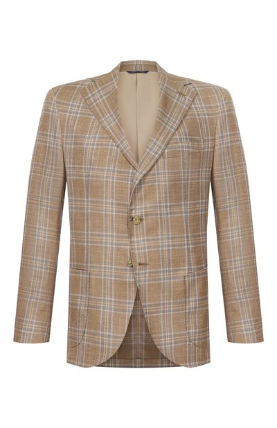 Мужской пиджак из шерсти и шелка ANDREA CAMPAGNA, арт. SALINA/T26125