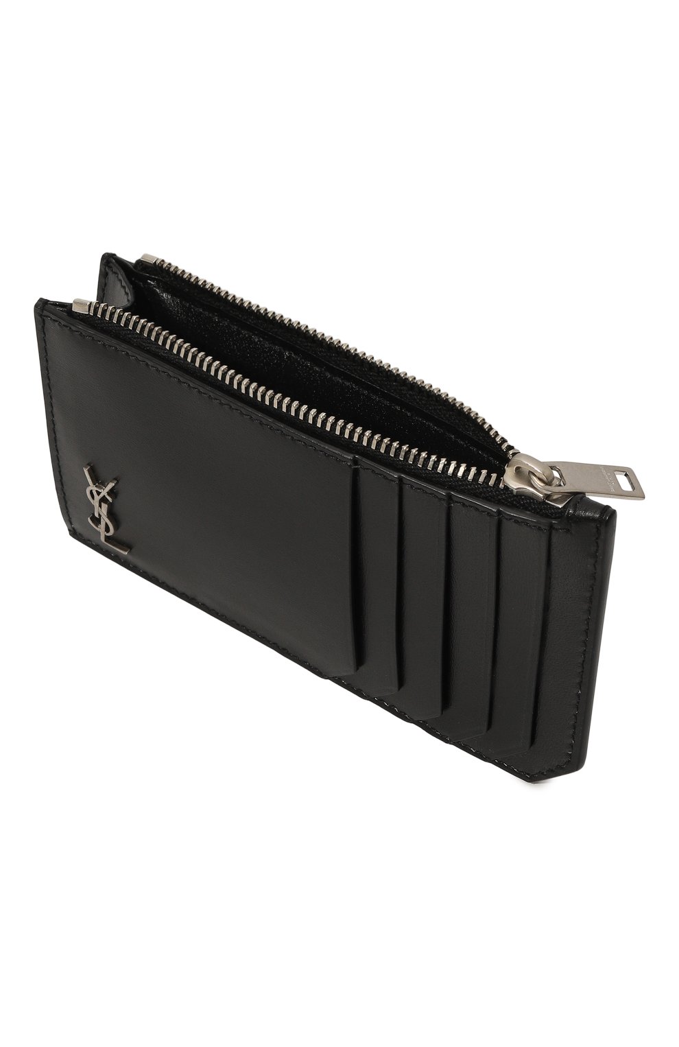 Кожаный футляр для кредитных карт SAINT LAURENT, арт. 629899/1JB0E, фото 3