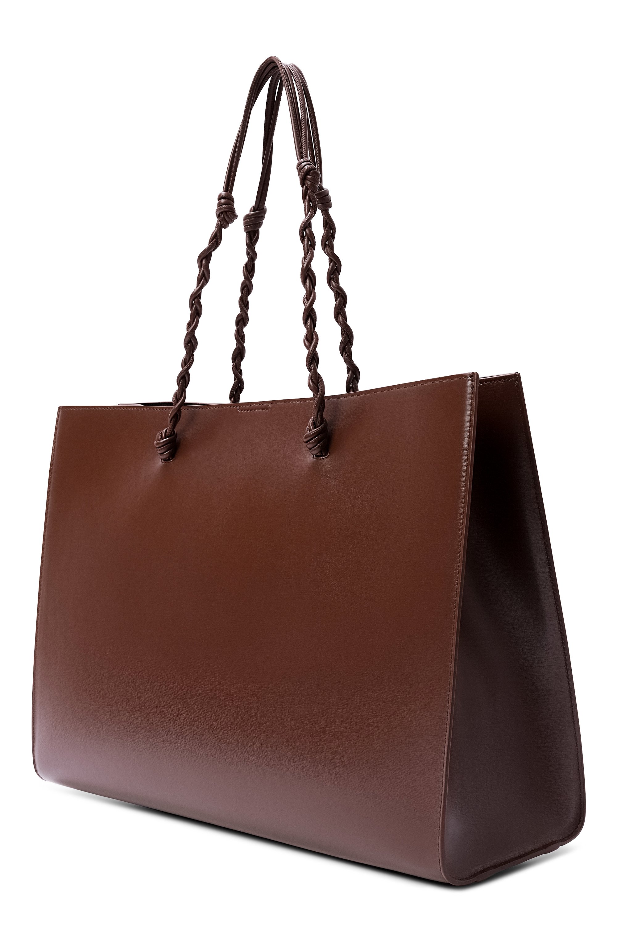 Сумка-тоут tangle JIL SANDER темно-коричневого цвета по цене 216500 руб., арт. J07WC0039/P4841, фото 4 Сумка-тоут tangle JIL SANDER, арт. J07WC0039/P4841, фото 4