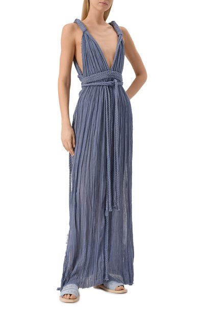 Хлопковое платье KASIA KULENTY, арт. SELENA G0WN, фото 2