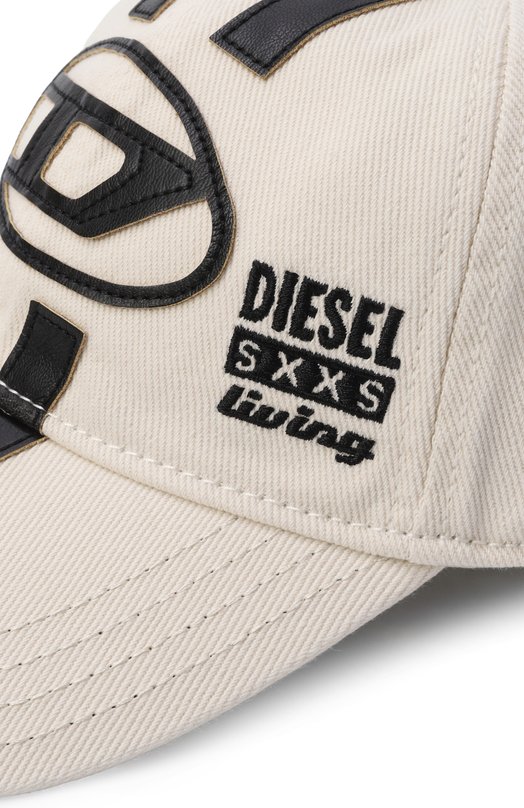 Хлопковая бейсболка Diesel A21493/0PFAA Кремовый  A21493/0PFAA Фото 3