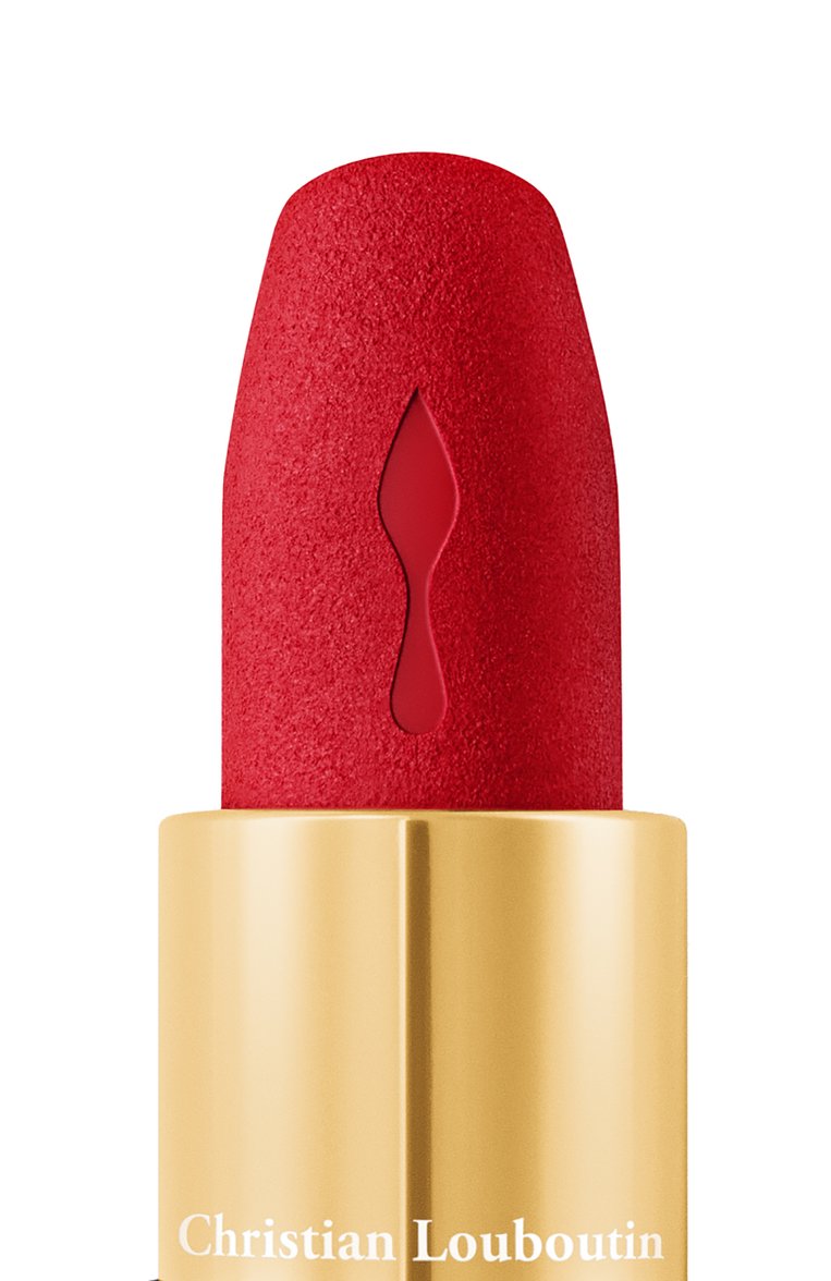 Матовая помада для губ rouge louboutin velvet matte, оттенок red dramadouce CHRISTIAN LOUBOUTIN  цвета, арт. 8435415068772 | Фото 3 (Финишное покрытие: Матовый; Региональные ограничения белый список (Axapta Mercury): Не проставлено)