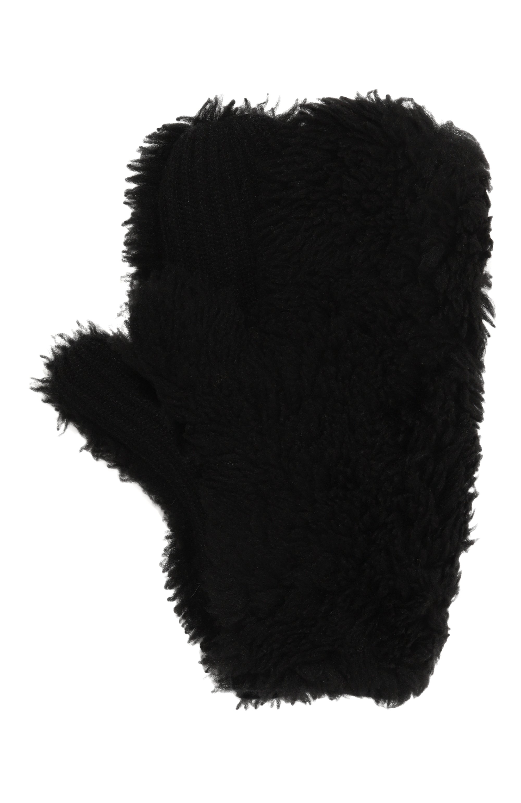 Варежки из шерсти и овчины YVES SALOMON, арт. 23WAA508XXMACL, фото 1