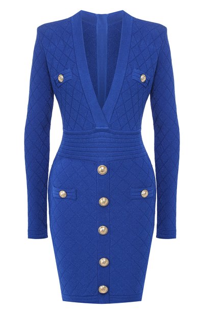 Женское платье из вискозы BALMAIN, арт. SF16262/K462