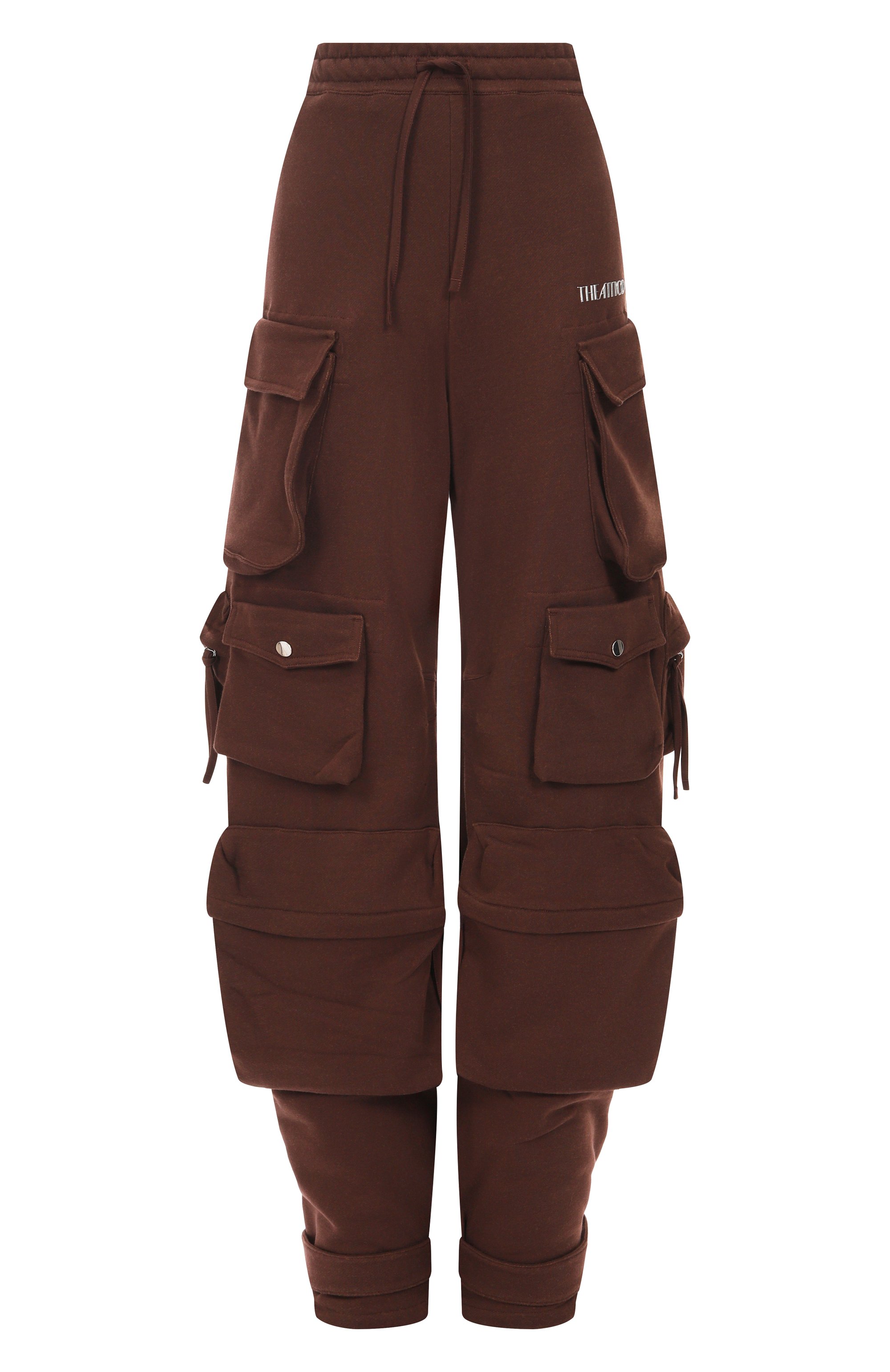 Хлопковые брюки-карго THE ATTICO, арт. 251WCP00260/JJF007AA, фото 1