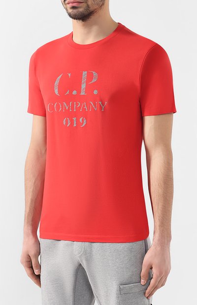 Хлопковая футболка  C.P. COMPANY, арт. 06CMTS158A-005100W, фото 3