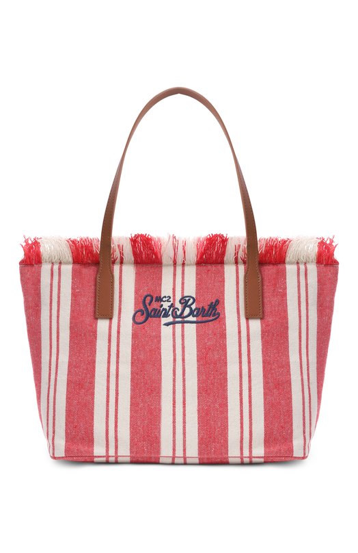 Сумка City medium MC2 Saint Barth CBMF001-01761L/CITY BAG MID FRINGE Красный CBMF001-01761L/CITY BAG MID FRINGE