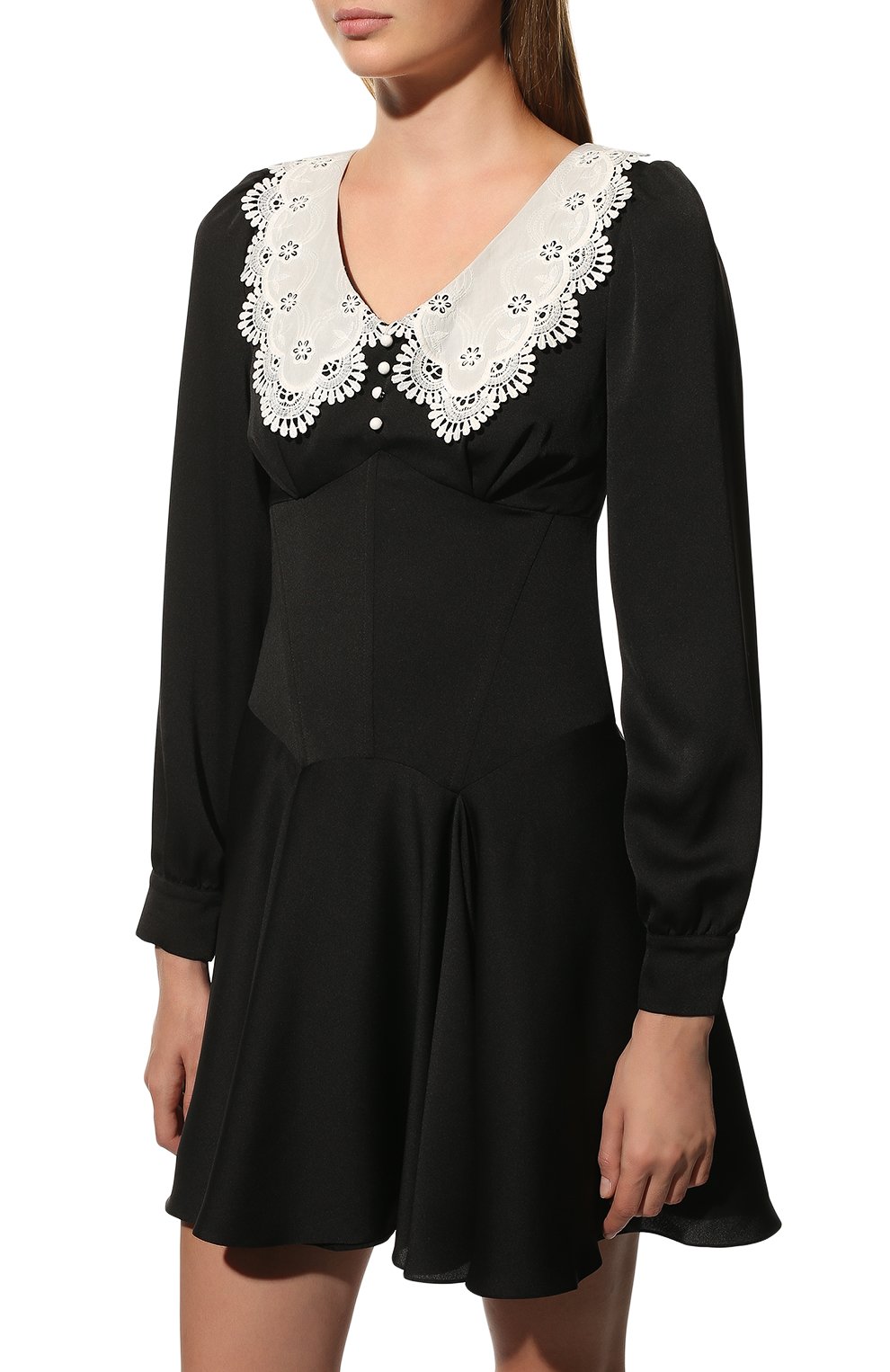 Платье VNINE черного цвета по цене 92650 руб., арт. VN-09/DRESS, фото 3 Платье VNINE, арт. VN-09/DRESS, фото 3