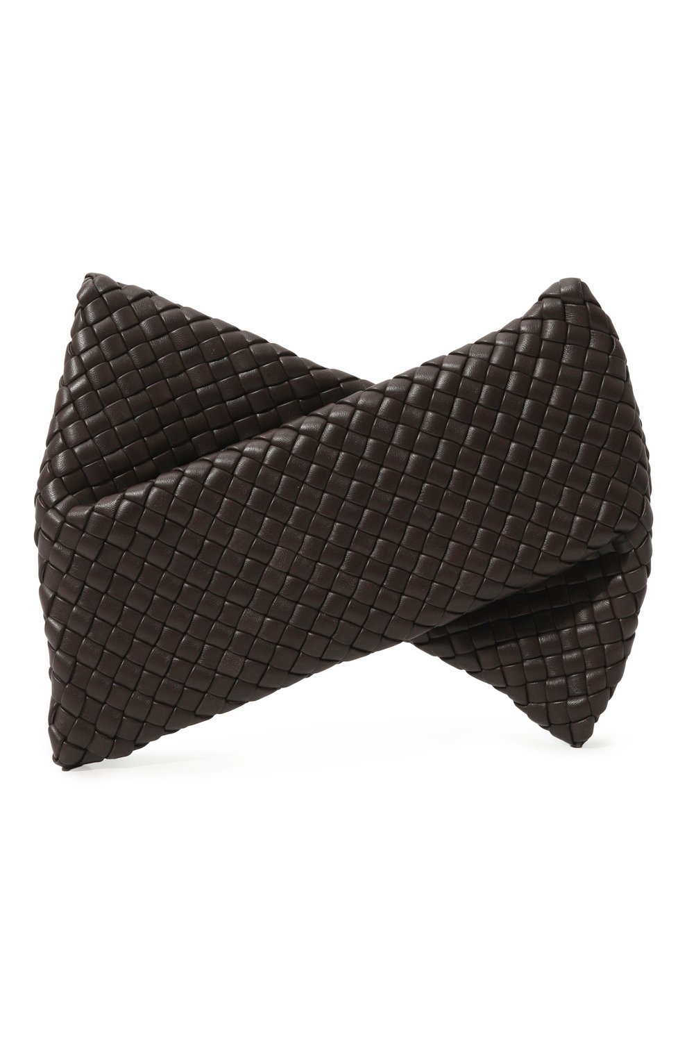 Клатч bv crisscross BOTTEGA VENETA темно-коричневого цвета по цене 217500 руб., арт. 640678/V01D1, фото 6 Клатч bv crisscross BOTTEGA VENETA, арт. 640678/V01D1, фото 6