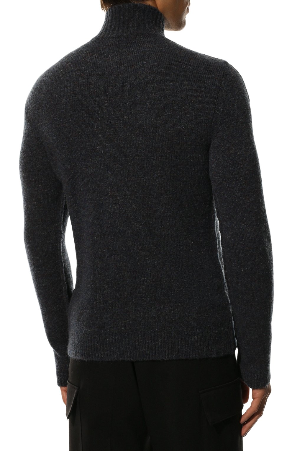 Свитер TRANSIT темно-синего цвета по цене 31400 руб., арт. CFUTRS18531, фото 4 Свитер TRANSIT, арт. CFUTRS18531, фото 4