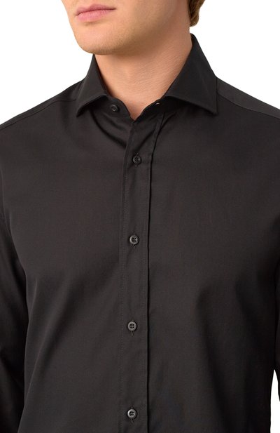 Хлопковая сорочка BRUNELLO CUCINELLI, арт. MW6041718, фото 5