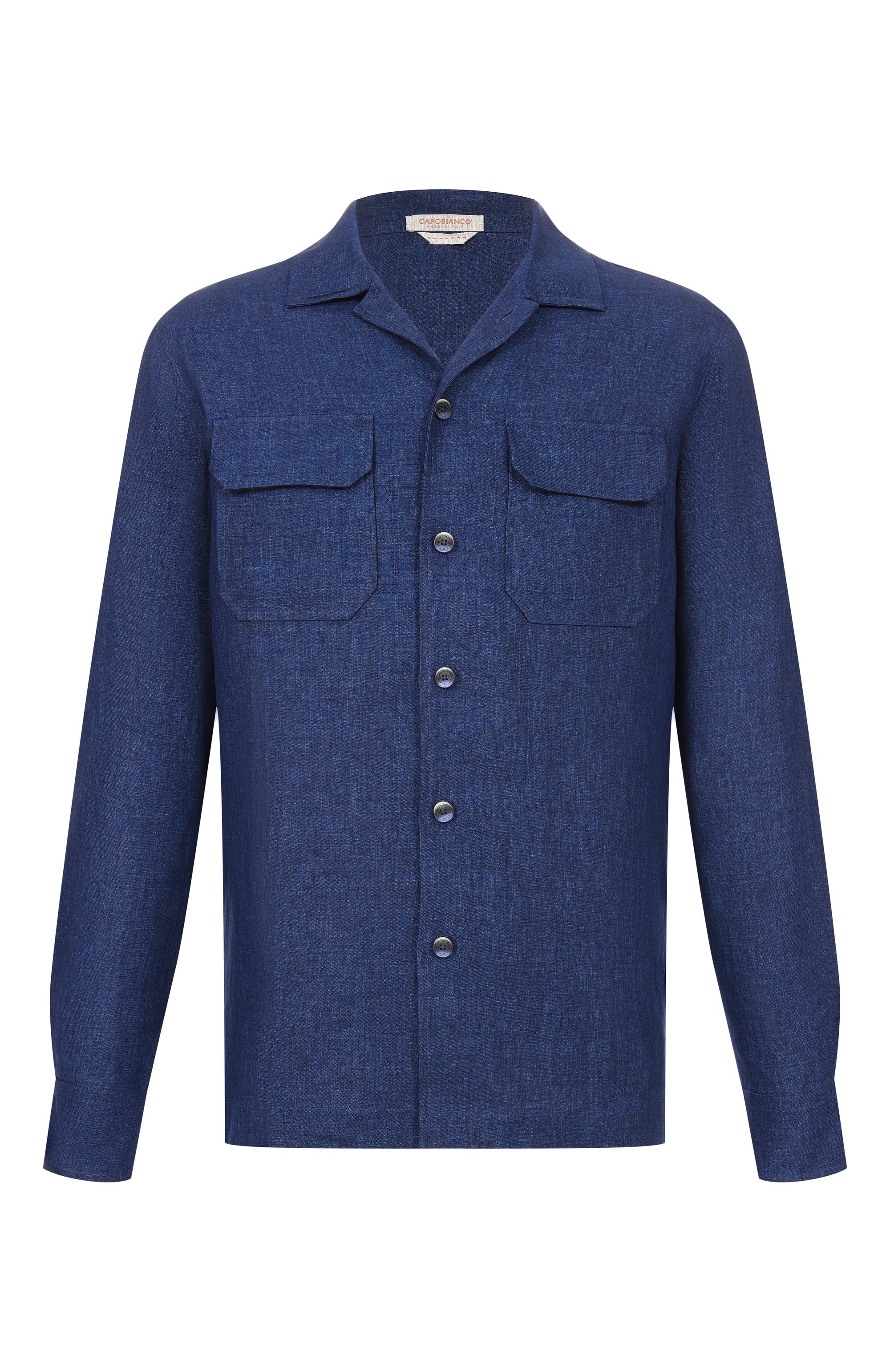 Льняная рубашка CAPOBIANCO, арт. 20M515.LL00., фото 1