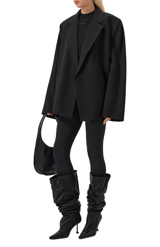 Кожаные сапоги Vern 90 Naked Wolfe VERN/PLT Чёрный  VERN/PLT Фото 3