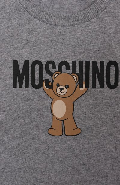 Хлопковый лонгслив MOSCHINO, арт. MU0019/LAA10, фото 3