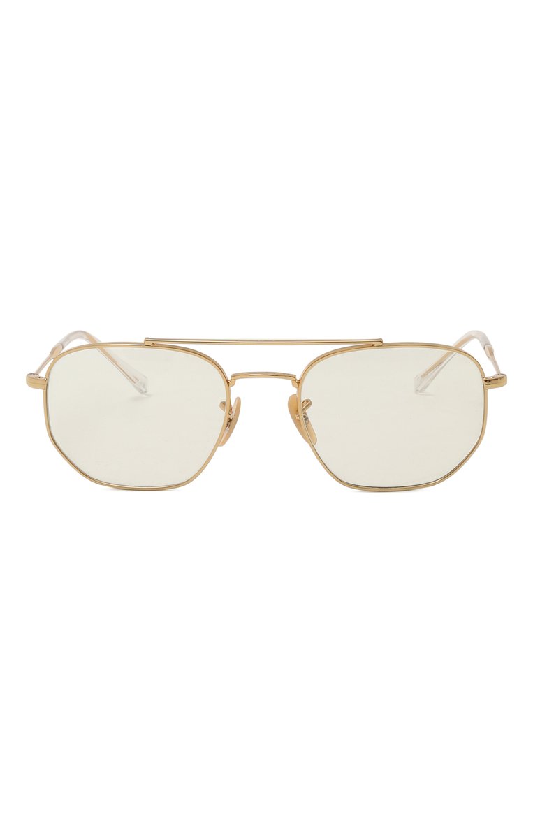 Женские солнцезащитные очки RAY-BAN золотого цвета, арт. 3707-001/GG | Фото 4 (Региональные ограничения белый список (Axapta Mercury): Не проставлено; Нос: Не проставлено; Кросс-КТ: С/з-унисекс; Материал: Металл; Тип очков: С/з; Очки форма: Авиаторы; Оптика Гендер: оптика-унисекс)
