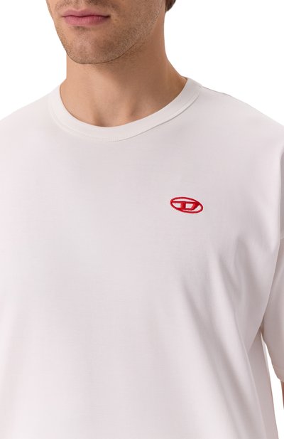 Хлопковая футболка DIESEL, арт. A18535/0AIJU, фото 5