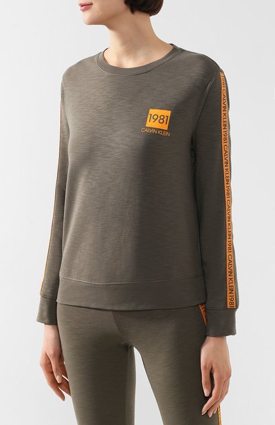 Хлопковый свитшот CALVIN KLEIN, арт. QS6320E, фото 3