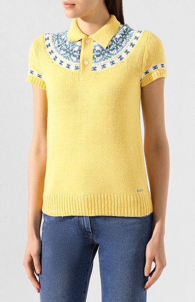Хлопковое поло POLO RALPH LAUREN, арт. 211752621, фото 3