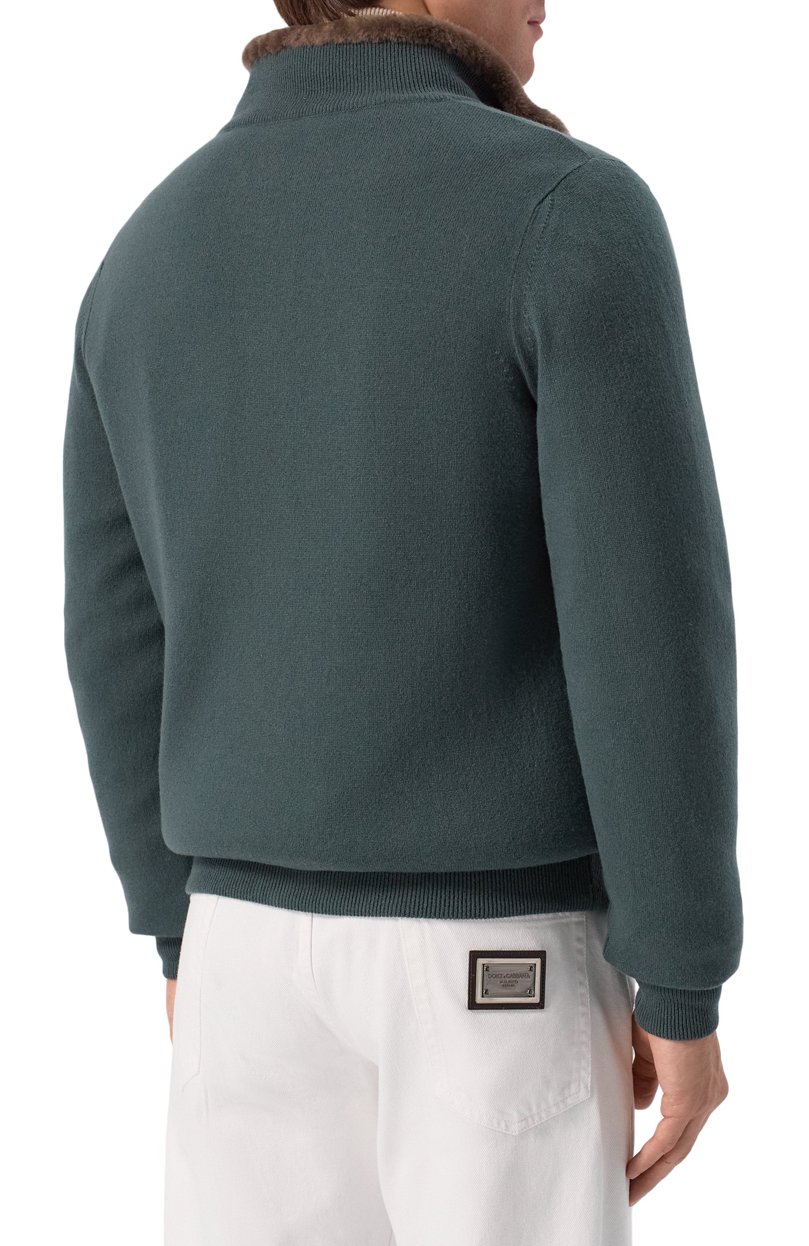 Бомбер с подкладкой из овчины KITON, арт. UMK1489K325, фото 4