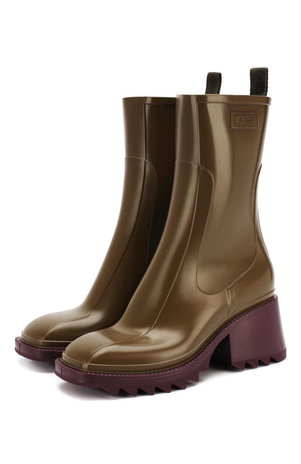 Резиновые ботильоны betty CHLOÉ, арт. CHC19W239G8, фото 1