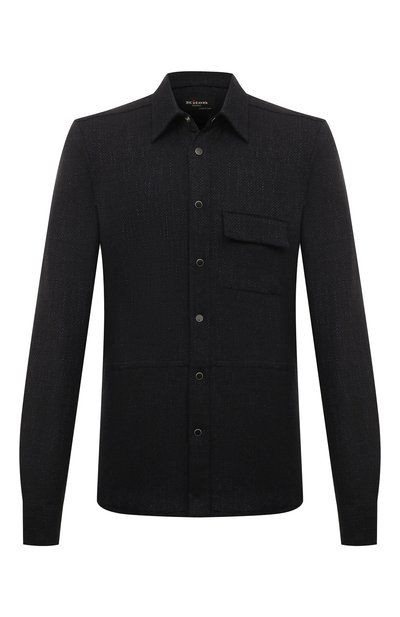 Мужская рубашка из шерсти и шелка KITON, арт. UMCBUBAK0170E06